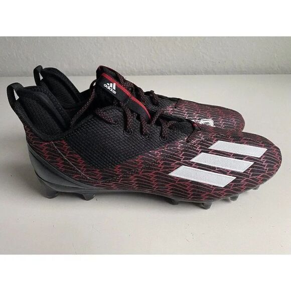 Adidas Adizero Scorch Louisville Football Cleats Black Red GY5648 Men’s Sz 13.5 - Picture 4 of 11